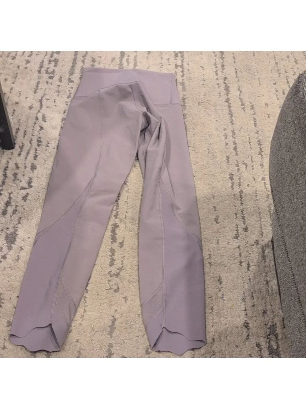 Lululemon Wunder Under Crop HR *Roll Down Scallop Full-On Luxtreme 23